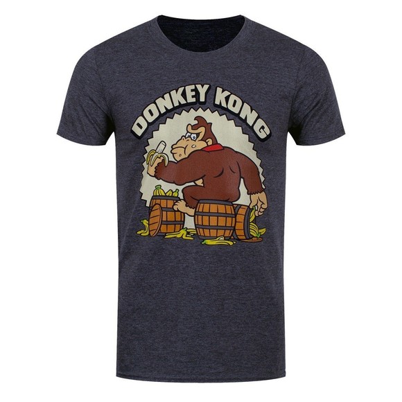 Gildan Tops - Nintendo Donkey Kong Bananas Unisex Heather T-Shirt